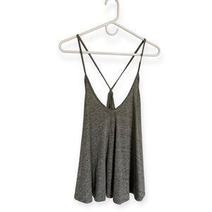 FREE PEOPLE: Olive Strappy Tank Top - Size XS